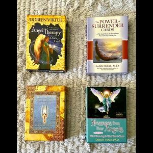 Doreen Virtue Oracle Angel Decks Cards 4 Pack Bundle Excellent Condition
